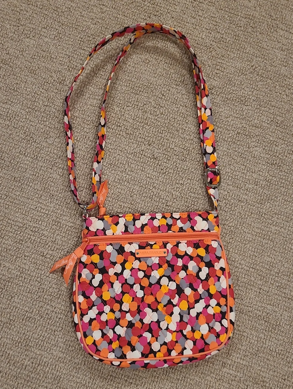 Vera Bradley Multi-Color Dot Crossbody Bag